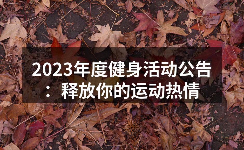 健身活动现场,热情洋溢
